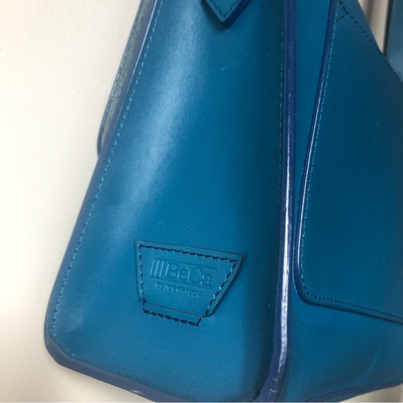❤️Blue IIIBeca by Joy Gryson Leather Bag Saddle Crossbody Bag - Picture 6 of 11